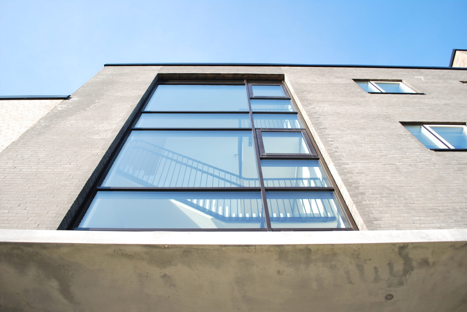 Hirsehaven Esbjerg opgangspartier i glas-alu fra Fjelsø