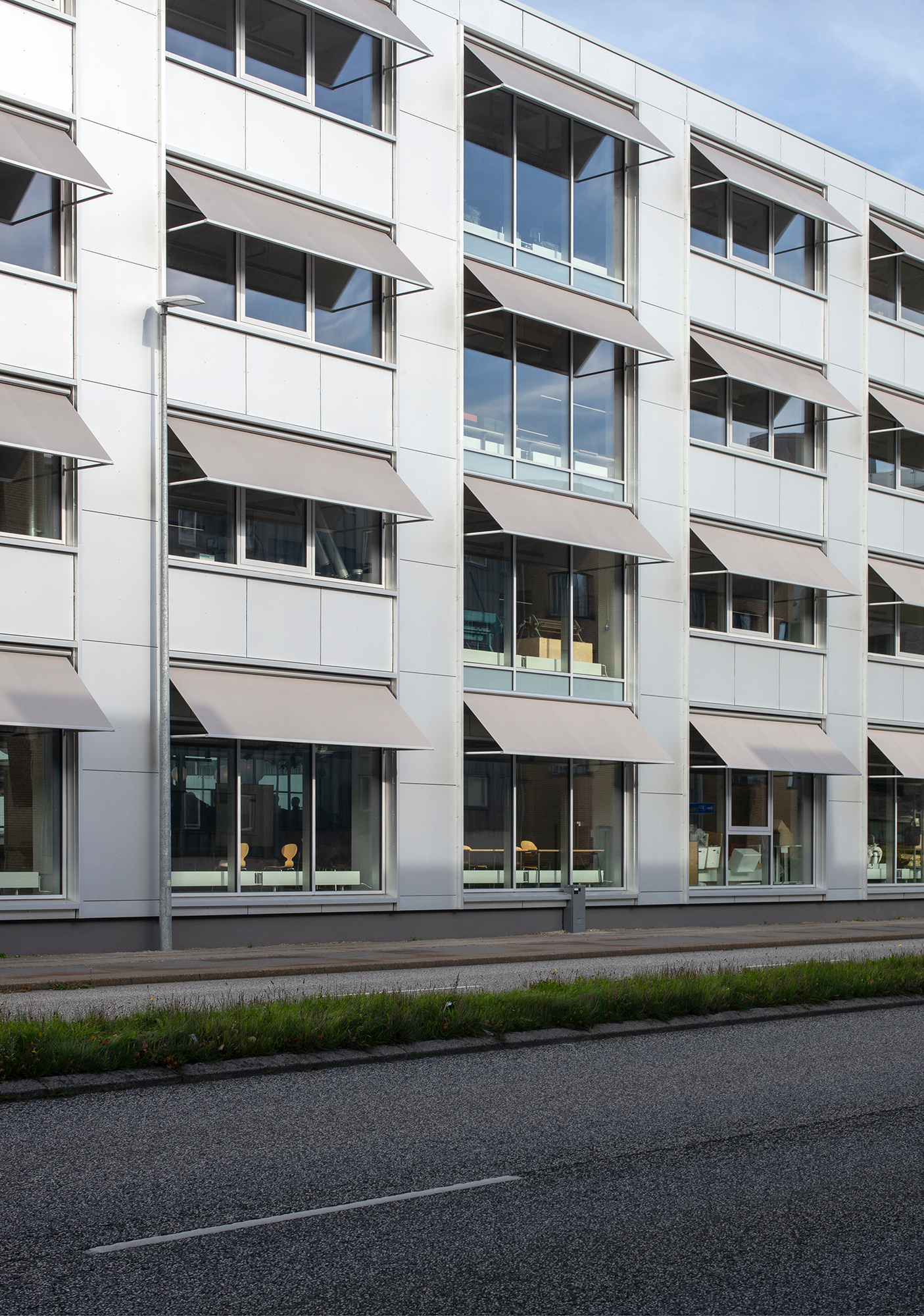 glas-alu vinduer fra Fjelsø på Designskolen Kolding