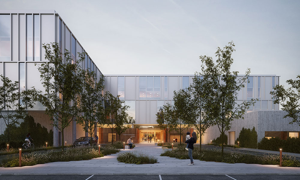 Fjelsø projekterer, producerer og monterer facader i Nyt OUH Psykiatri