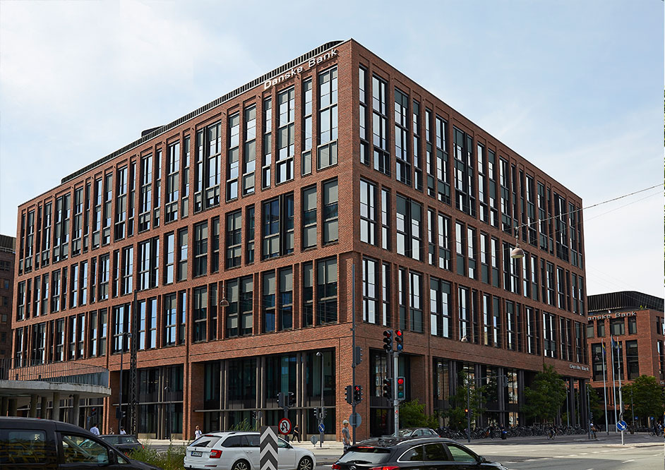 Fjelsø leverede specialfremstillede alufacader og alubeklædning til Danske Bank-projektet i København.